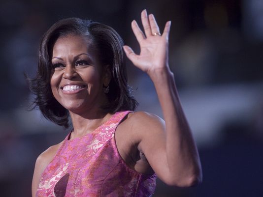 Michelle waving Blank Meme Template