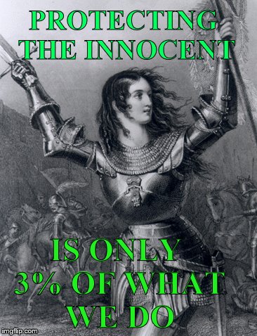 PROTECTING THE INNOCENT; IS ONLY 3% OF WHAT WE DO | image tagged in pro life | made w/ Imgflip meme maker