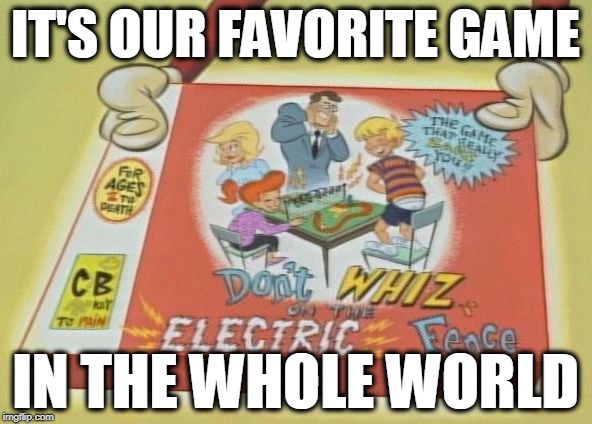 IT'S OUR FAVORITE GAME IN THE WHOLE WORLD | image tagged in don't wiz | made w/ Imgflip meme maker