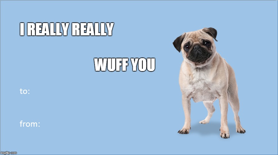 I REALLY REALLY; WUFF YOU | made w/ Imgflip meme maker