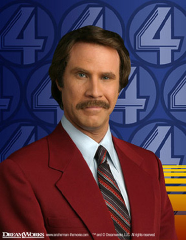 High Quality Ron Burgundy Blank Meme Template