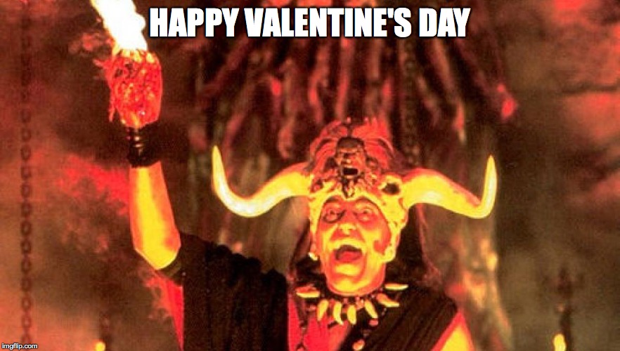 Indiana Jones Valentine's Day | HAPPY VALENTINE'S DAY | image tagged in temple of doom heart,indiana jones,temple of doom,kali ma,80s,80s movies | made w/ Imgflip meme maker