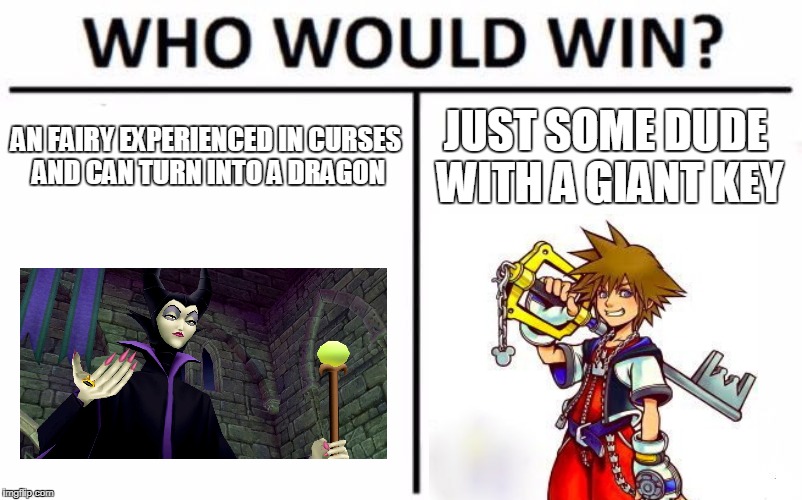 Who Would Win Sora or Maleficent