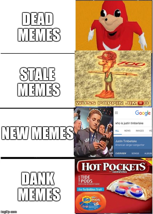 Expanding Brain Meme | DEAD MEMES; STALE MEMES; NEW MEMES; DANK MEMES | image tagged in memes,expanding brain | made w/ Imgflip meme maker