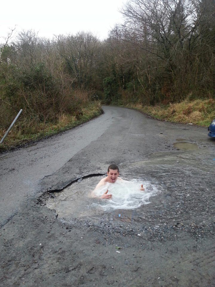 Pothole Blank Meme Template