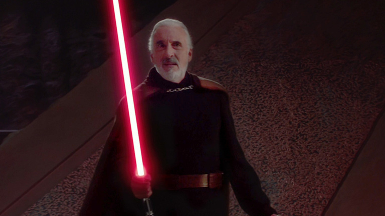 taunting Dooku Blank Meme Template