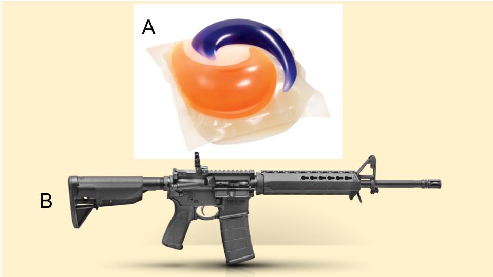 Tide Pod vs AR15 Blank Meme Template