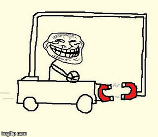 Troll face magnet boat GIF on GIFER - by Mordin