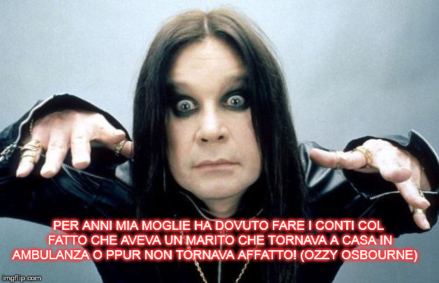 ozzy osbourne e moglie