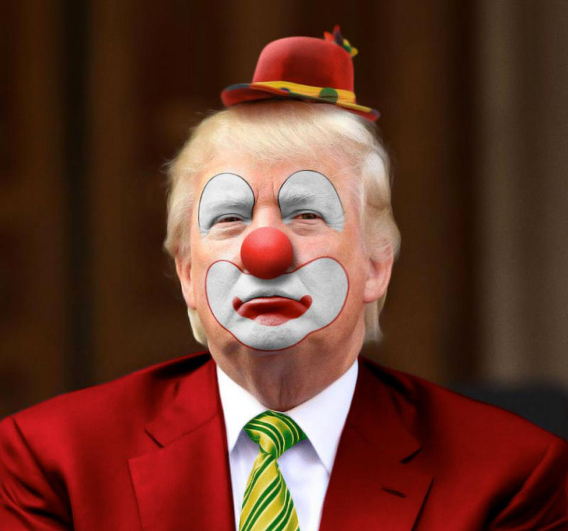 trumpclown 800 x 748 Blank Meme Template