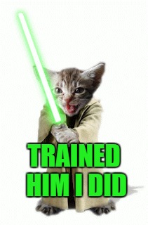 TRAINED HIM I DID | made w/ Imgflip meme maker