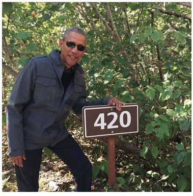 Obama 420 Blank Meme Template