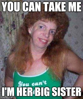 YOU CAN TAKE ME I'M HER BIG SISTER | made w/ Imgflip meme maker