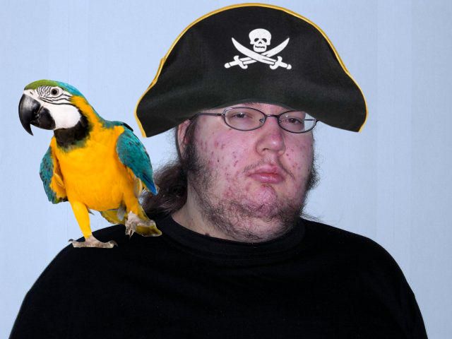 High Quality Neckbeard the Pirate Blank Meme Template