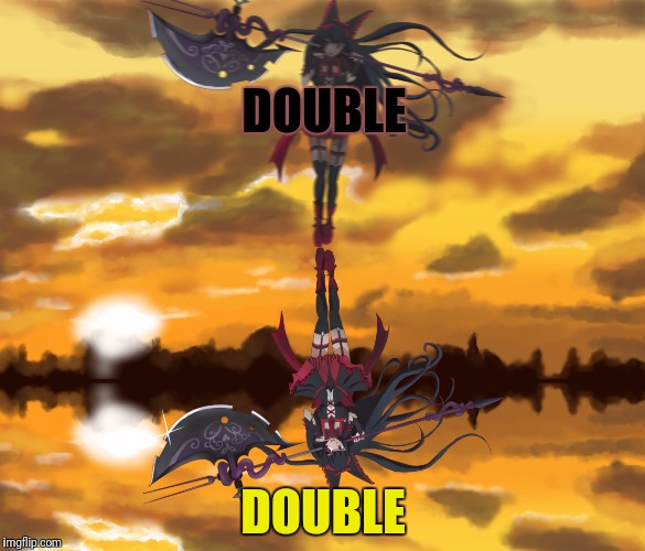 DOUBLE DOUBLE | made w/ Imgflip meme maker