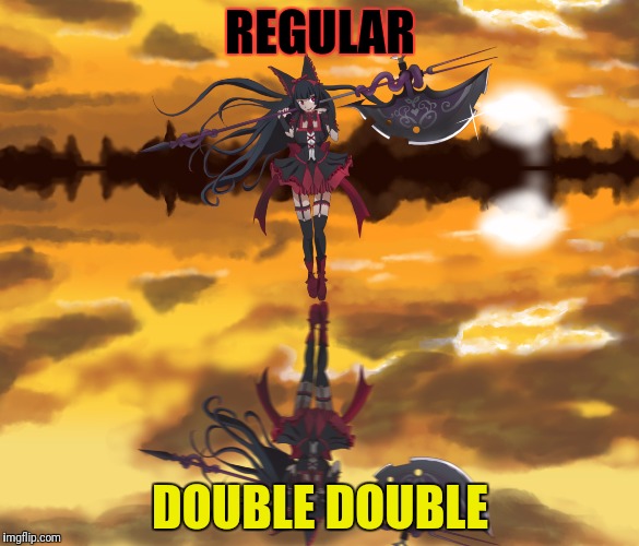 REGULAR DOUBLE DOUBLE | made w/ Imgflip meme maker