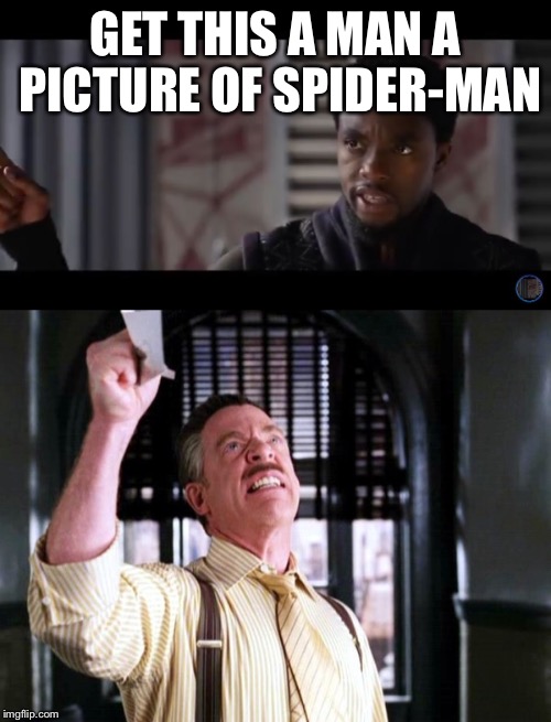  GET THIS A MAN A PICTURE OF SPIDER-MAN | made w/ Imgflip meme maker