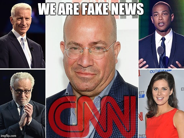 CNN race baiters | WE ARE FAKE NEWS | image tagged in cnn race baiters | made w/ Imgflip meme maker