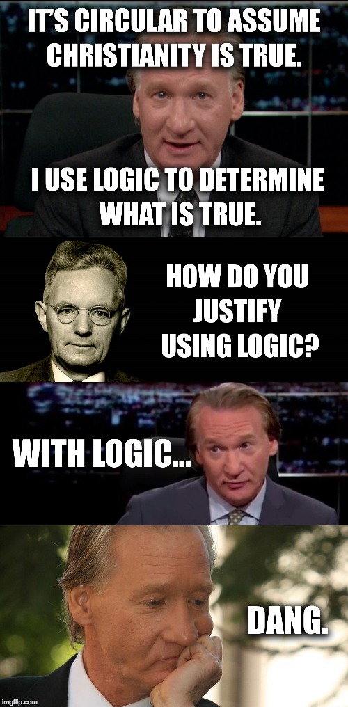 Logic vs Christianity | image tagged in logic,christianity | made w/ Imgflip meme maker