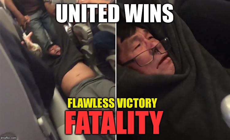 More Dull Kombat | UNITED WINS; FLAWLESS VICTORY; FATALITY | image tagged in united airlines,mortal kombat,flying,fatality mortal kombat | made w/ Imgflip meme maker