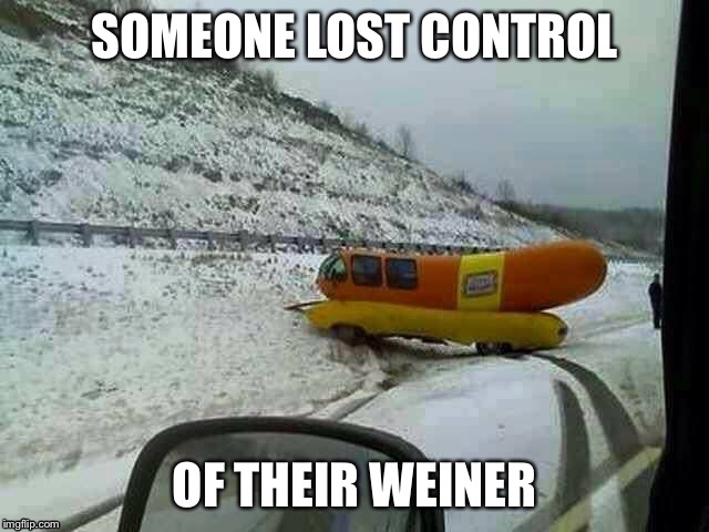 SOMEONE LOST CONTROL; OF THEIR WEINER | image tagged in wiener | made w/ Imgflip meme maker