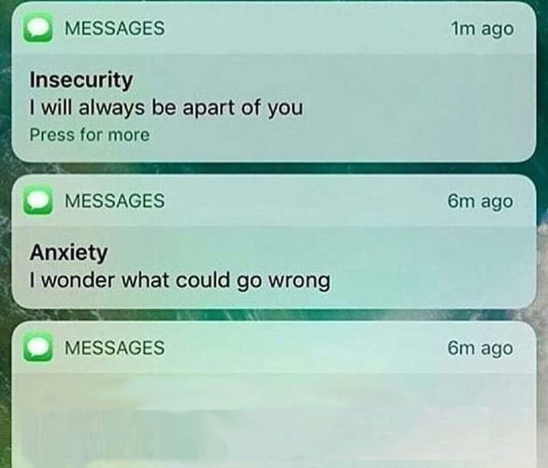 Insecurity Anxiety Meme Blank Template Imgflip