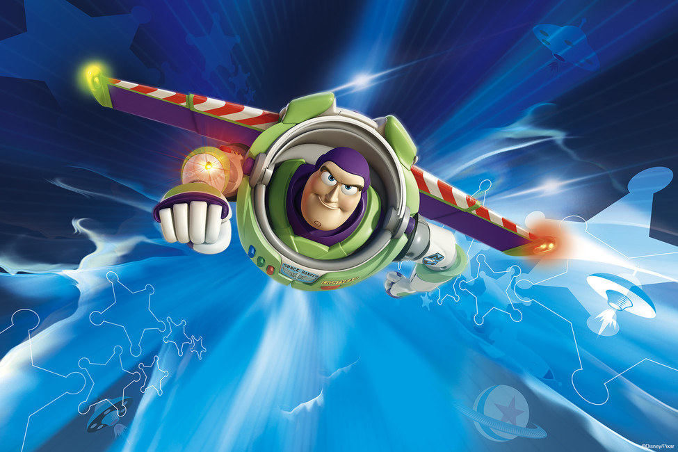 Buzz Lightyear to Infinity Blank Meme Template