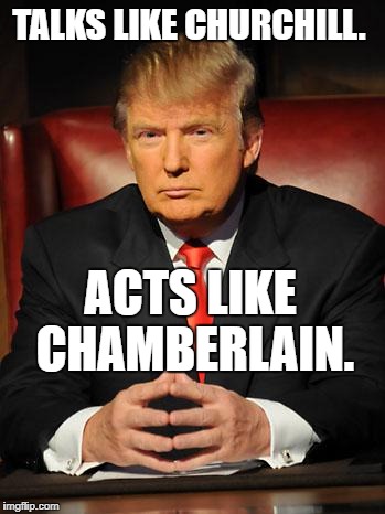 Image result for chamberlain trump