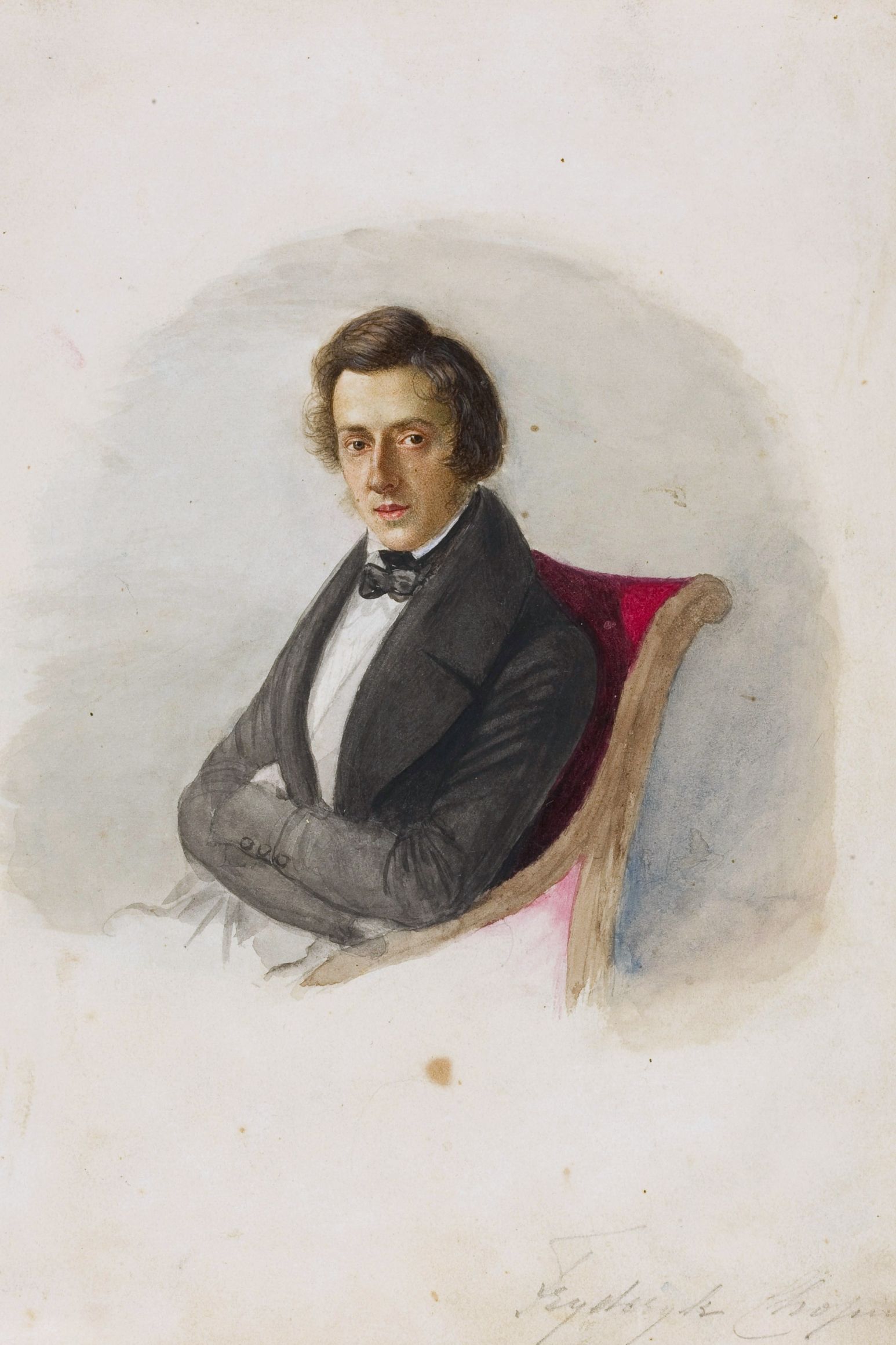 Fryderyk Chopin pic Blank Meme Template