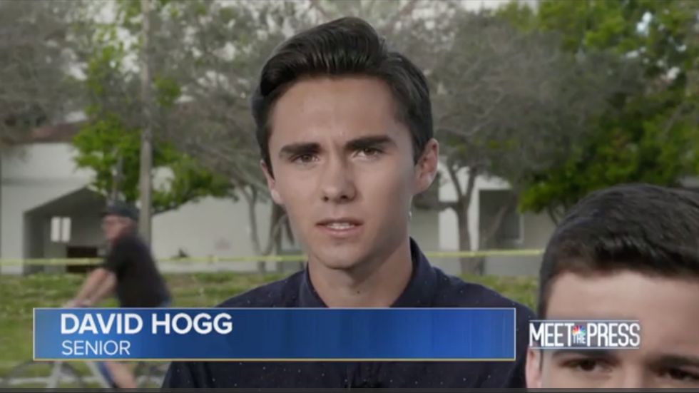 david hogg msm shill Blank Meme Template