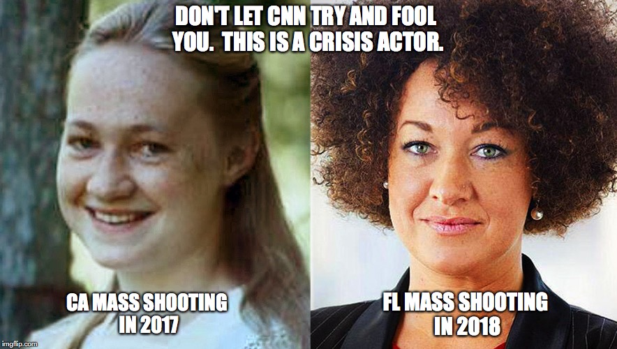 2018 shooting conspiracy | DON'T LET CNN TRY AND FOOL YOU.  THIS IS A CRISIS ACTOR. CA MASS SHOOTING IN 2017; FL MASS SHOOTING IN 2018 | image tagged in hogg | made w/ Imgflip meme maker