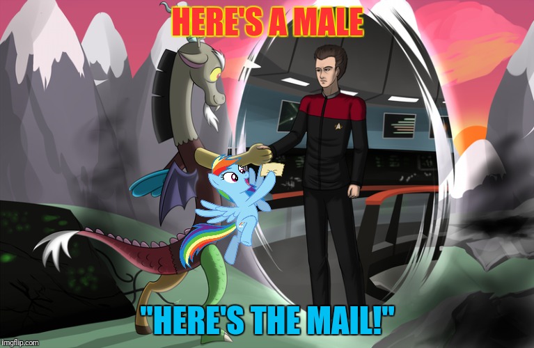 HERE'S A MALE "HERE'S THE MAIL!" | made w/ Imgflip meme maker