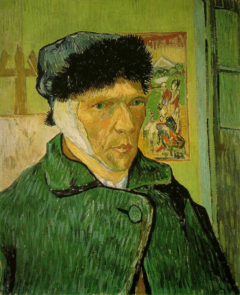 High Quality Van Gogh no ear Blank Meme Template