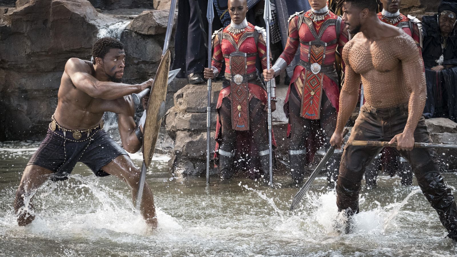 High Quality Black Panther Waterfall Blank Meme Template