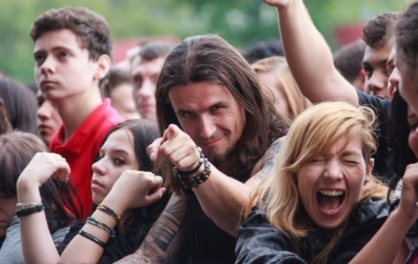 Handsome metal guy - ridiculously photogenic fan Blank Meme Template