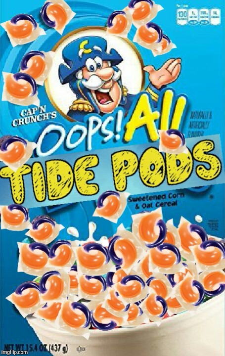 Millenial Munchies | . | image tagged in tide pods,funny memes,stupid kids | made w/ Imgflip meme maker