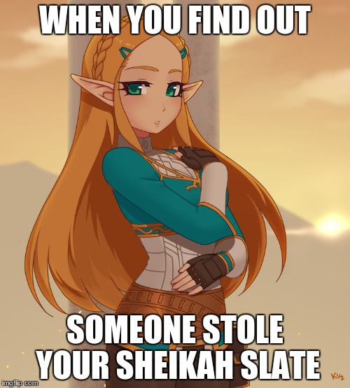 WHEN YOU FIND OUT; SOMEONE STOLE YOUR SHEIKAH SLATE | image tagged in jacob | made w/ Imgflip meme maker