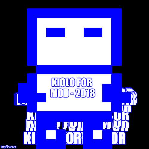 KIOLO FOR MOD - 2018 | image tagged in 8bitmmo,kiolo,8bitmmo mods,promotional | made w/ Imgflip meme maker
