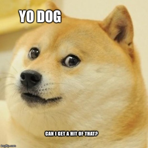 Doge Meme | YO DOG; CAN I GET A HIT OF THAT? | image tagged in memes,doge | made w/ Imgflip meme maker