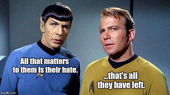 All that matters to them is their hate. ...that's all they have left. | image tagged in haters | made w/ Imgflip meme maker