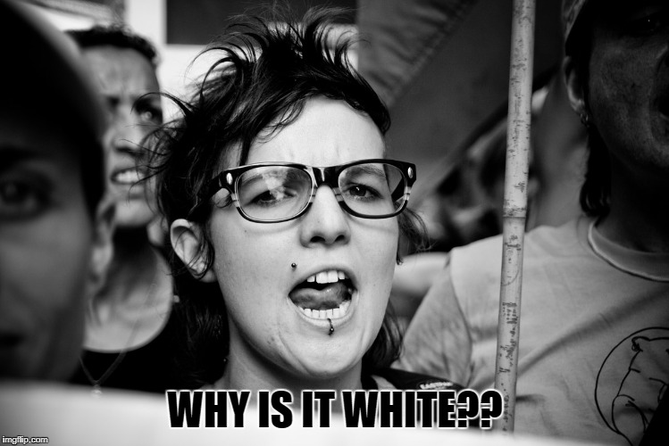 WHY IS IT WHITE?? | made w/ Imgflip meme maker