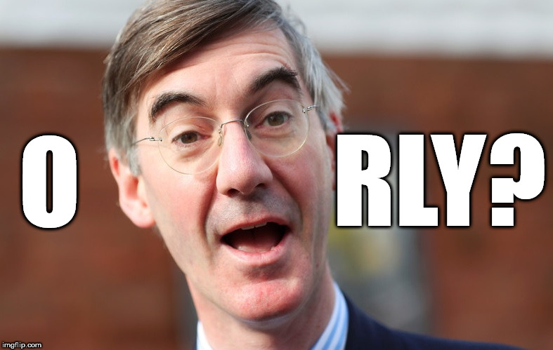 RLY? O | image tagged in rees mogg | made w/ Imgflip meme maker