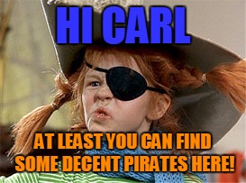 HI CARL AT LEAST YOU CAN FIND SOME DECENT PIRATES HERE! | made w/ Imgflip meme maker