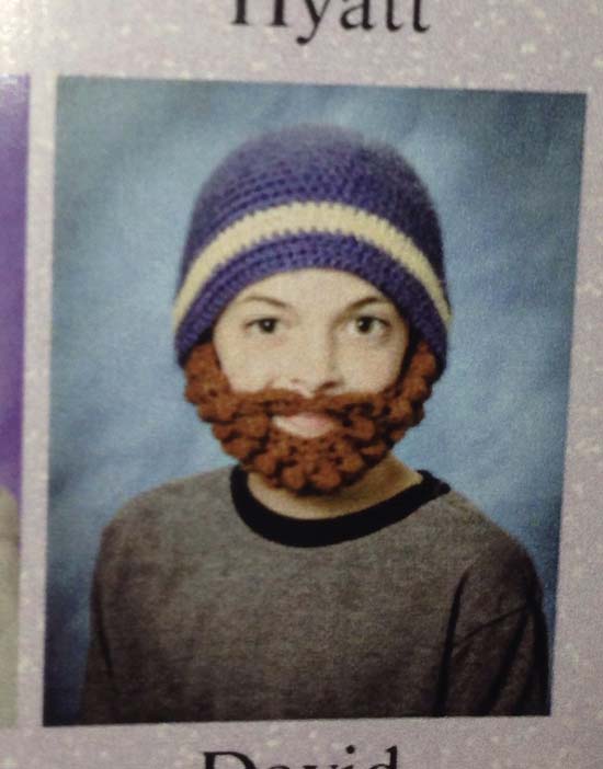 yearbook picture beard Blank Meme Template