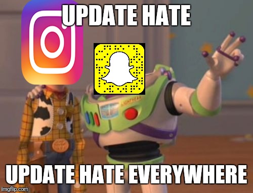 X, X Everywhere | UPDATE HATE; UPDATE HATE EVERYWHERE | image tagged in memes,x x everywhere | made w/ Imgflip meme maker