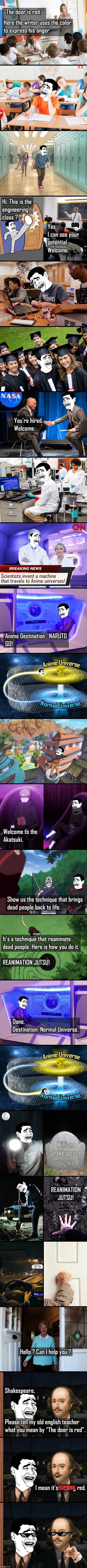 when revenge is nessicary | FLIPPING | image tagged in teacher,old school,anime,naruto | made w/ Imgflip meme maker