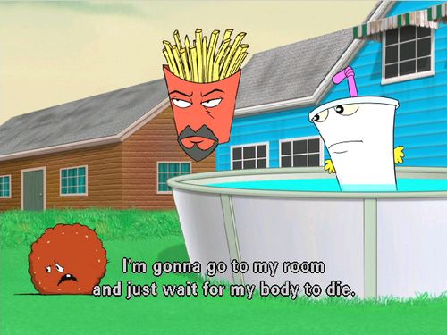 Aqua Teen Hunger Force Blank Meme Template