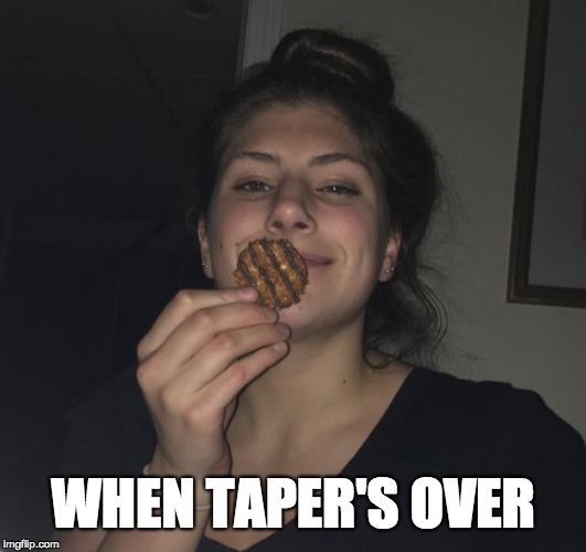 WHEN TAPER'S OVER | image tagged in when you see it | made w/ Imgflip meme maker