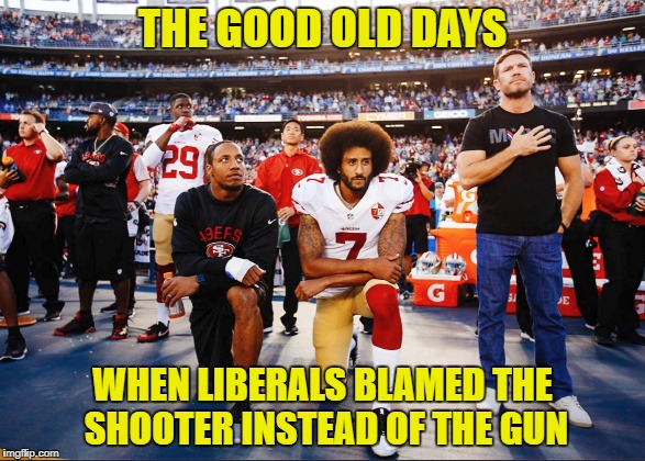Guns are bad | THE GOOD OLD DAYS; WHEN LIBERALS BLAMED THE SHOOTER INSTEAD OF THE GUN | image tagged in guns | made w/ Imgflip meme maker
