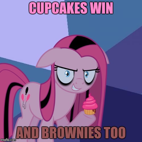 CUPCAKES WIN AND BROWNIES TOO | made w/ Imgflip meme maker